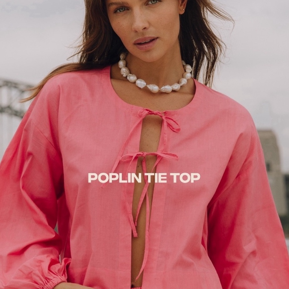Daily Drills Vibrant Pink Poplin Blouse and Striped Double Layer Boxer Shorts